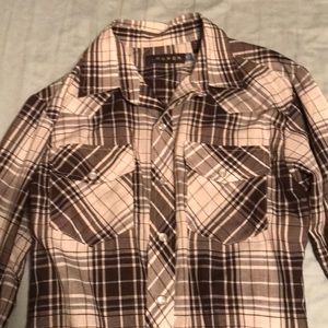 Boys Long Sleeve Pearl Snap